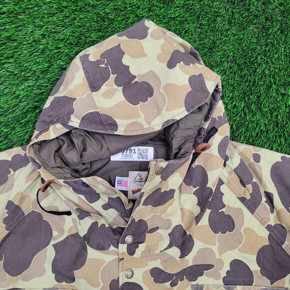 Vintage 90s Cabelas Hunting Jacket Large 26x30 Lined Hunting - Picture 9 of 16